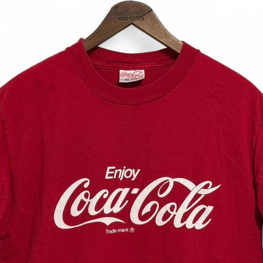 Vintage Coca-Cola Enjoy Coca-Cola Red Graphic T-Shirt